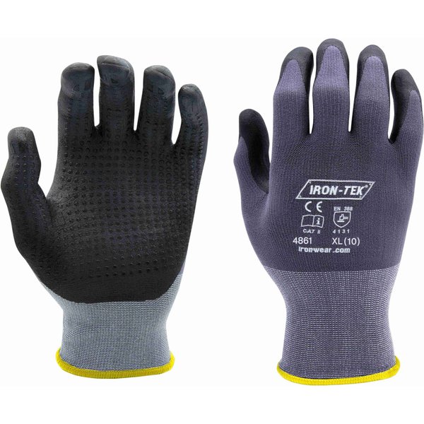 Ironwear Tear-resistant Safety Work Glove | Breathable coating | High Dexterity PR 4861-XL